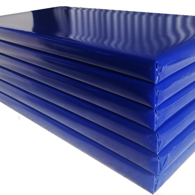 Tarpaulin covered mattress - High density Foam (Navy blue -6cm thick)