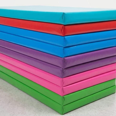 Tarpaulin covered mattress - Medium density Foam (Colorful - 4cm thick)